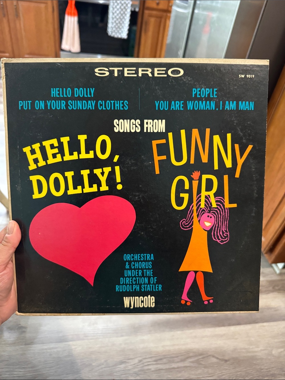 Rudolph Statler Song From Hello Dolly & Funny Girl W 9019 Wyncote LP Record 1964